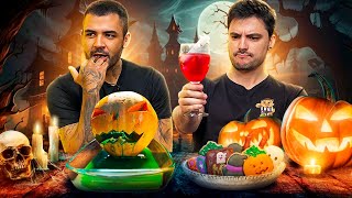 PROVANDO COMIDAS DE HALLOWEEN CASEIRAS X COMPRADAS [upl. by Itnahs]