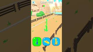 Shape shifting2 game level1002 hyper casual game shapeshifting gameplay gaming shortvideo [upl. by Converse]