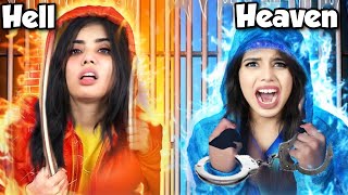 Extreme HOT🥵 VS COLD🥶 Jail Challenge [upl. by Hammer]