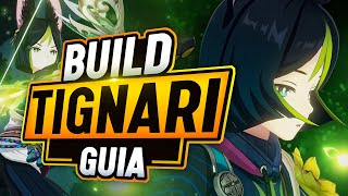 La GUIA DEFINITIVA de TIGNARI  Build Tignari DPS CARRY  Genshin Impact [upl. by Niknar763]