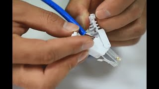 RJ45 toolless connector [upl. by Artinak]