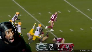 Close Call quotPackers vs 49ers Game Highlights  NFL 2023 Divisional Roundquot REACTION [upl. by Ceil860]