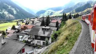 Matterhorn Gotthard Bahn — Disentis to Andermatt [upl. by Benson421]