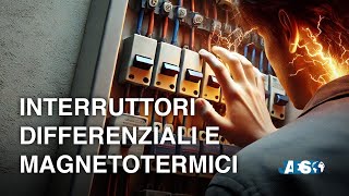 Interruttori DIFFERENZIALI e MAGNETOTERMICI quali sono le differenze RCD RCCB RCBO MCB MCCB ELCB [upl. by Lombard]