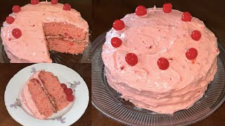 Maraschino Cherry Cake  How To Make Maraschino Cherry Cake  Cake Mix Hacks 🍒🍰 [upl. by Emerson]