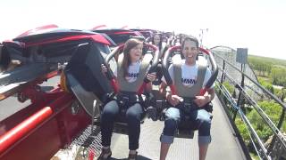 Six Flags  The X Flight Experiencemov [upl. by Alvita666]