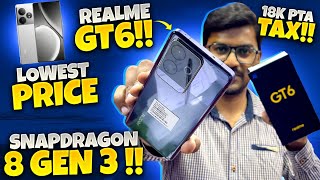 Realme GT6 Unboxing in Pakistan  Snapdragon 8 Gen 3 in Lowest Price and Low PTA Tax [upl. by Jenks31]