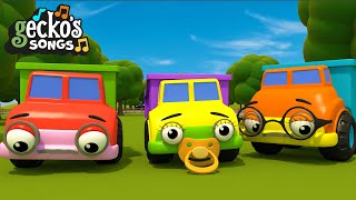 5 Little Dumper Trucks  Nursery Rhymes amp Kids Songs  Geckos Garage  Truck Songs For Children [upl. by Netsirhk]