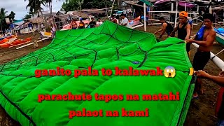 Parachute tapos na matahi dadagdagan namin Ng tali para mas matibay [upl. by Odie650]