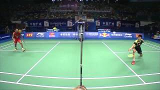 QF  MS  Lin Dan vs Chen Long  2013 BWF World Championships [upl. by Alraep]