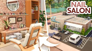 Promenade Nail Salon 💅  The Sims 4 Speed Build [upl. by Elades]