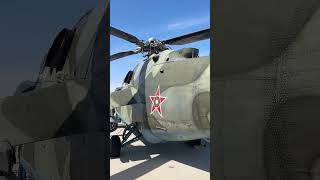 Menacing Soviet era Mi24 Hind Gunship at the Yuma Air Show  Marine Corps militaryaviation [upl. by Leuams753]