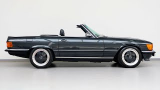 r107 MercedesBenz 500 SL AMG style classic roadster 1987 [upl. by Bowles514]