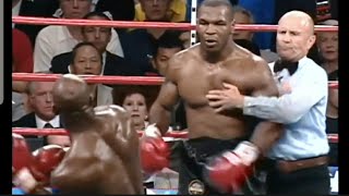 Mike Tyson Vs Evander Holyfield II  Due to frequent headbutts  Highlights 1997 [upl. by Ysak]