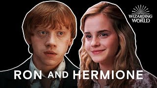 Ron and Hermione Most Perfect Moments  Harry Potter Compilation  Wizarding World [upl. by Nosned]