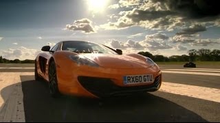 McLaren MP412C vs Ferrari 458  Top Gear [upl. by Nickola396]