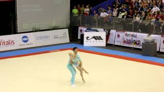 Gymnastics FIG Acro World Cup Maia 2014 MxP Balance GBR [upl. by Ashmead]