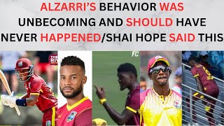 Alzarri Joseph was very disrespectful and out of order a public apology should be given now [upl. by Luehrmann]