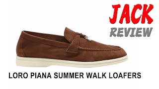 LORO PIANA SUMMER WALK LOAFERS SUEDE GOATSKIN UNBOXING REVIEW [upl. by Anyzratak836]