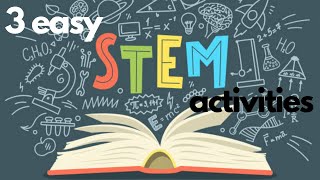 3 Easy STEM Activities for Preschool amp Kindergarten Encourage Science Tech Engineering amp Math [upl. by Nnasus]