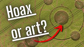 Crop circles aliens hoaxers who cares Amazing geometry of the first crop circle of 2024 [upl. by Annoyek]