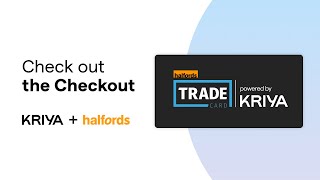 Halfords Trade Credit powered by Kriya in store [upl. by Meunier315]