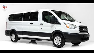 2015 Ford Transit 350 XLT wLow Roof 12 Passenger Loaded Van  275 Horsepower 37L V6  For Sale [upl. by Llehcor]