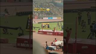 High jump World record 😱 Qatar 🇶🇦 athelete foryou shortvideo youtubeshorthighjump trackandfield [upl. by Wash381]