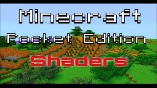 MCPE  081  shaders mod reviewtutorial for ios [upl. by Whitebook]