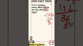 UPSC CSAT  Shortcuts for Calendar  csatpyq upsc csattricks maths shorts [upl. by Leizahaj162]