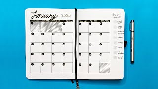 Bullet Journal Setup  Plan with Me [upl. by Ahtiek]