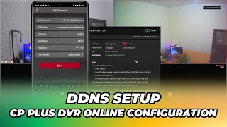 DDNS Setup for DVR CP Plus  CP Plus DVR Online Configuration [upl. by Ylrebmit]