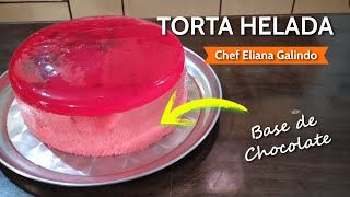 Torta HELADA con base de CHOCOLATE 🍰  Postres Peruanos [upl. by Htebizile]