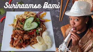 Surinaamse Bami met zuurgoed  In de keuken van Sirmean [upl. by Rizika]