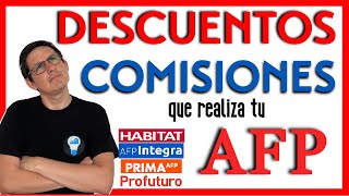 🇵🇪COMISIONES y DESCUENTOS AFP 2024  ¿Tendrás más Liquidez Mensual💰😱 [upl. by Demetrius614]