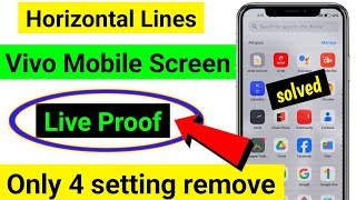 🛑vivo mobile horizontal black line problem  vivo display horizontal line problem vivo mobile line🥰 [upl. by Hamilah456]