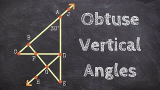 Determining obtuse vertical angles [upl. by Dlareg302]