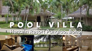 POOL VILLA QUICK TOUR Henann Resort Alona Beach Panglao Bohol [upl. by Adlai789]