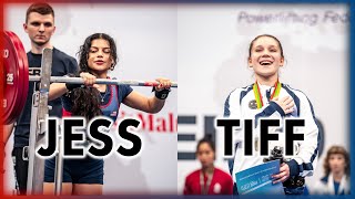 Tiffany Chapon vs Jessica Espinal 47kg  IPF Worlds 2024 [upl. by Cis]