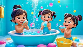 Bath Time Rhyme Song  Popular Nursery Rhyme amp Lyrics for Kids  Educational Kids Songs [upl. by Budd681]