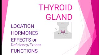 Thyroid gland ZoologyBiologyShorts [upl. by Sirraj]