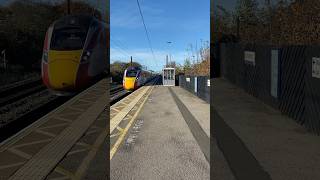 LNER 801227 passing Northallerton with a 2 tone at Speed train shorts [upl. by Groves]