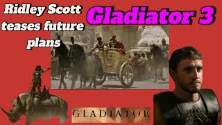 Hollywood director Ridley Scott planning for making Gladiator 3 [upl. by Auhs]