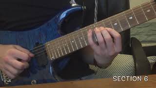 Skyhaven  Liftoff Tim Henson amp Scott LePage Guitar Solo lesson [upl. by Chien]