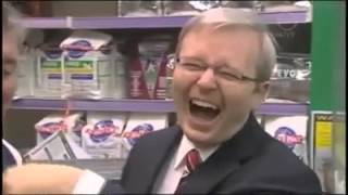 Rove Kevin Rudd Laugh [upl. by Eadwine]