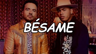 Luis Fonsi Myke Towers  Bésame Official Video Lyric [upl. by Nils]