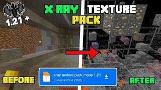 XRAY Texture Pack For MCPEBedrock 121 🔥 XRay Mod For Minecraft Pe 121 [upl. by Ruhtracm411]