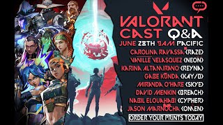 Valorant Cast Q and A HIGHLIGHTS [upl. by Gregoor104]