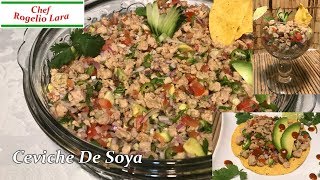 CÓMO HACER CEVICHE DE SOYA RECETA DELICIOSA [upl. by Niroc]