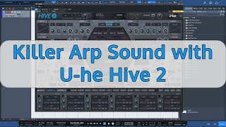 Killer Arp Sound with UHe Hive 2 [upl. by Weaver]